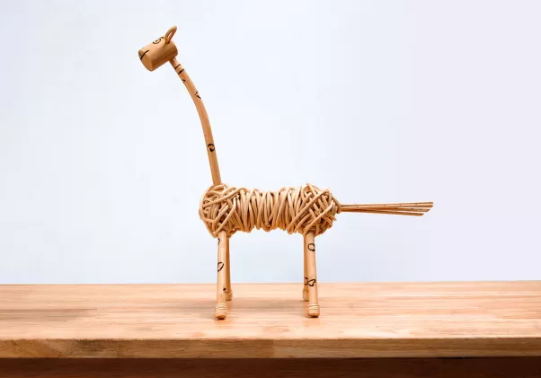 Bangsai - Rattan Home Decorate (Giraffe) Handmade Rattan